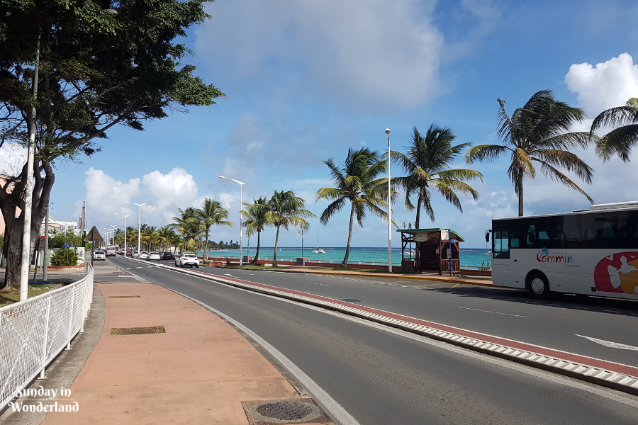 Boulevard in Sainte-Anne, Guadeloupe - Sunday in Wonderland blog