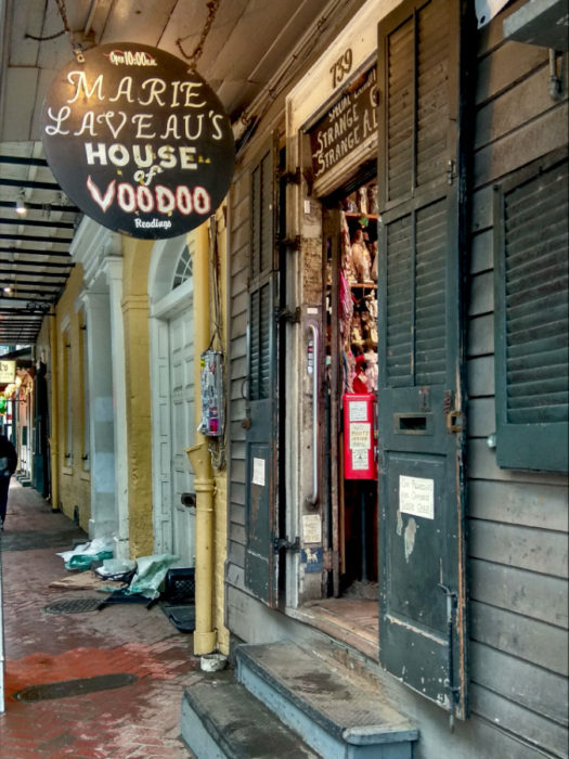 The entrance to the small shop of Marie Laveau in Louisiana - The Mysteries of Hoodoo - Sunday In Wonderland Travel Blog