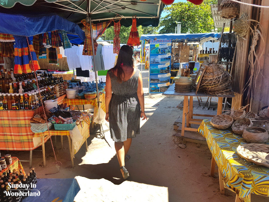 Ultimate guide to Guadeloupe travel - City market in Sainte Anne, Guadeloupe, Caribbean - Sunday In Wonderland Travel Blog
