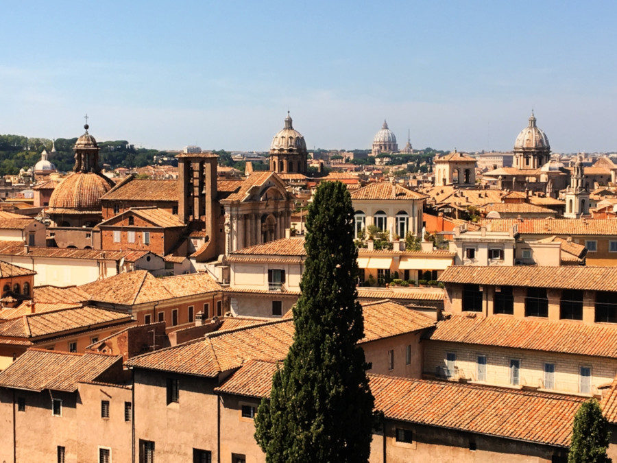 Valentine's Day in Europe - Romantic view from rooftops in Rome, Italy - Sunday In Wonderland Travel Blog