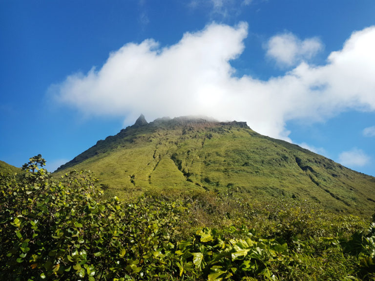 Active Volcano La Soufrière in Guadeloupe