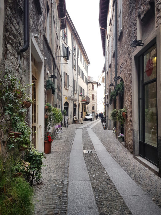 Street in Como Italy
