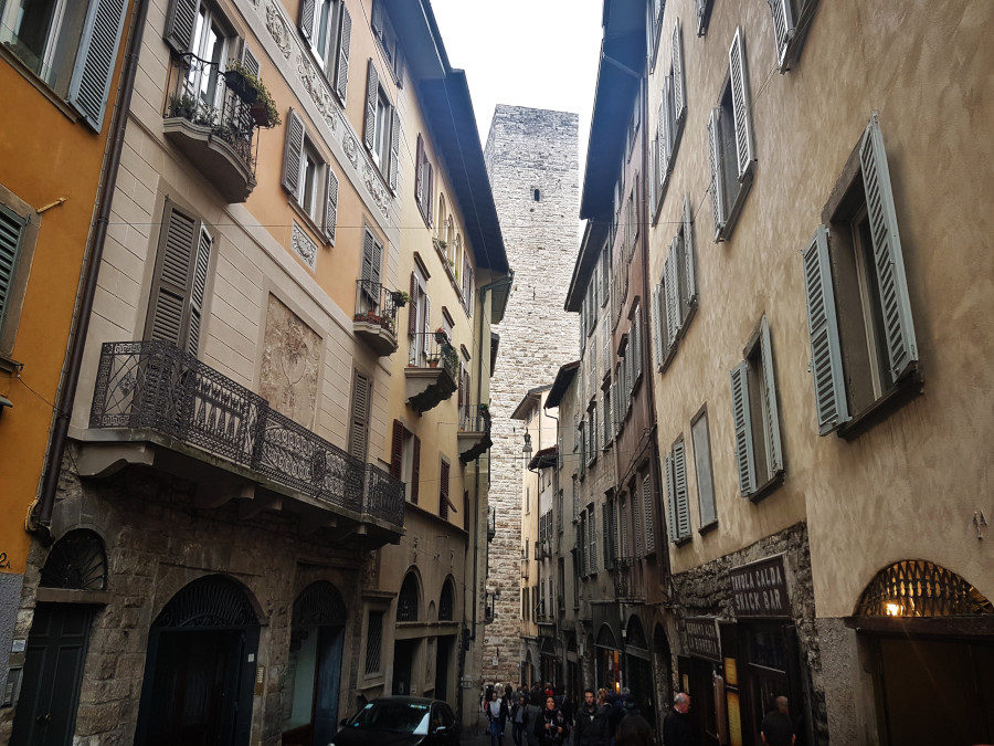 Streets of Bergamo, Italy - Milan City Break