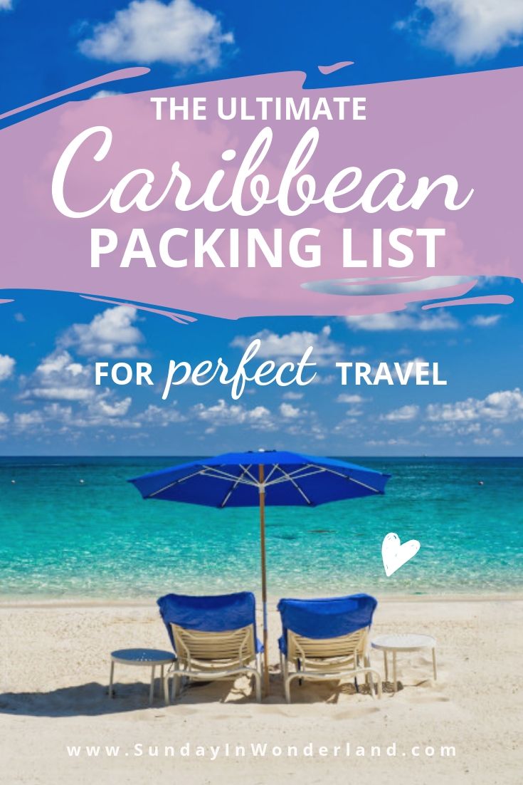 The ultimate Caribbean Packing List
