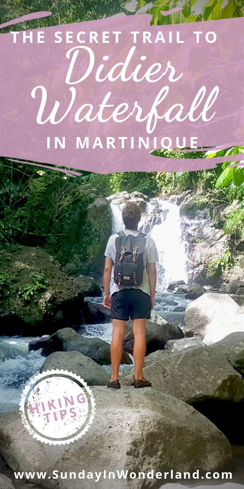 The secret trail to Didier Waterfall in Martinique
