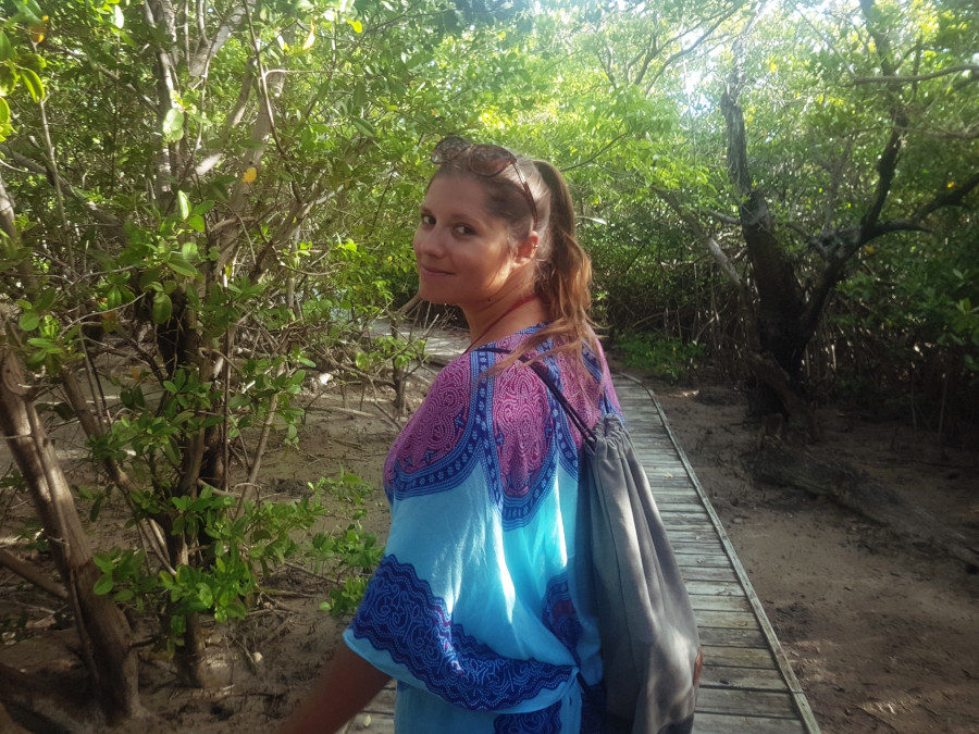 Dominika in the Caribbean forest
