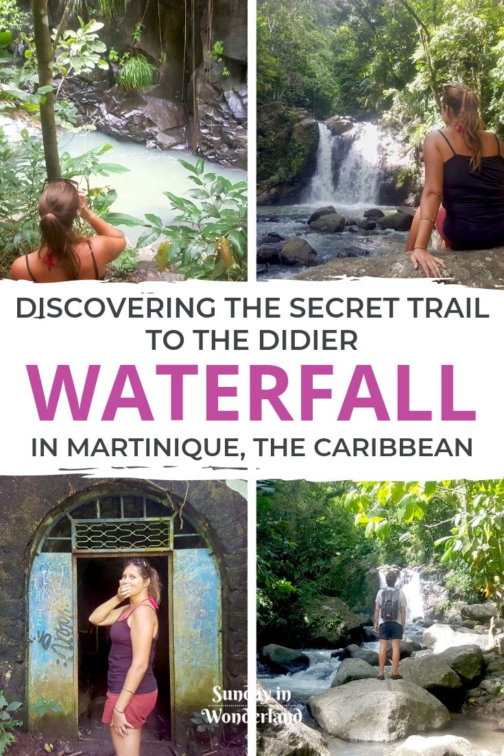 Discovering the secret trail to the Didier Waterfall in Martinique, the Caribbean