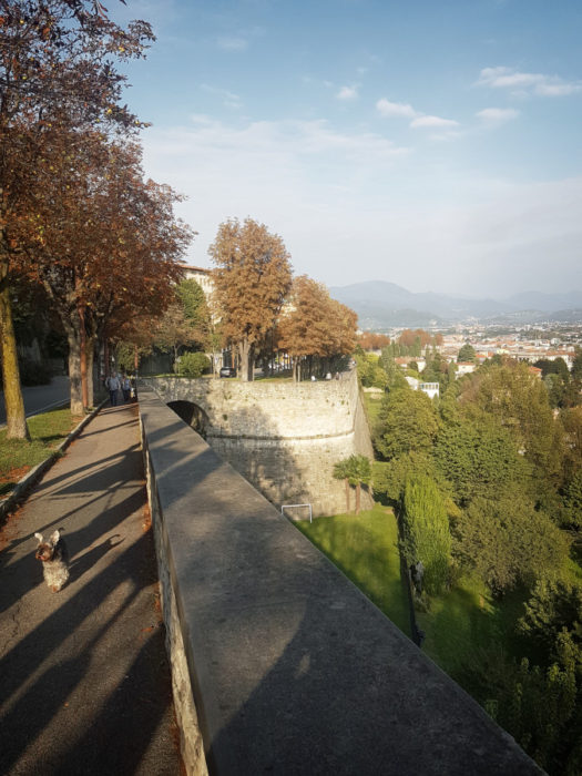 September view from Bergamo Venetian Walls