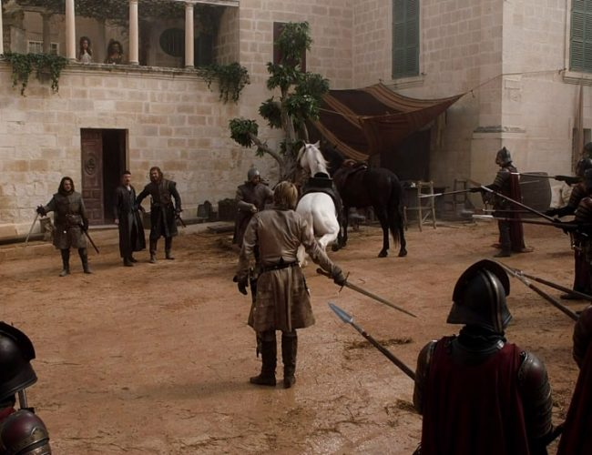 The Game of Thrones scene in Malta
