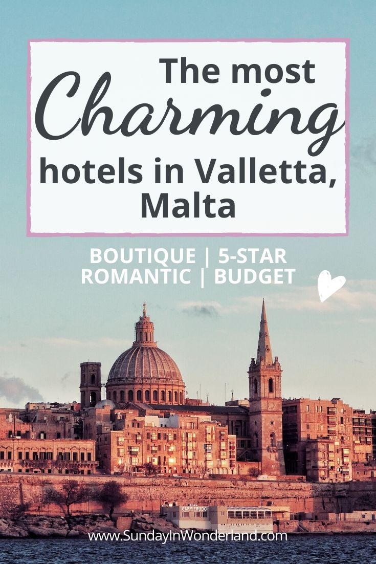 The most charming hotels in Valletta, Malta