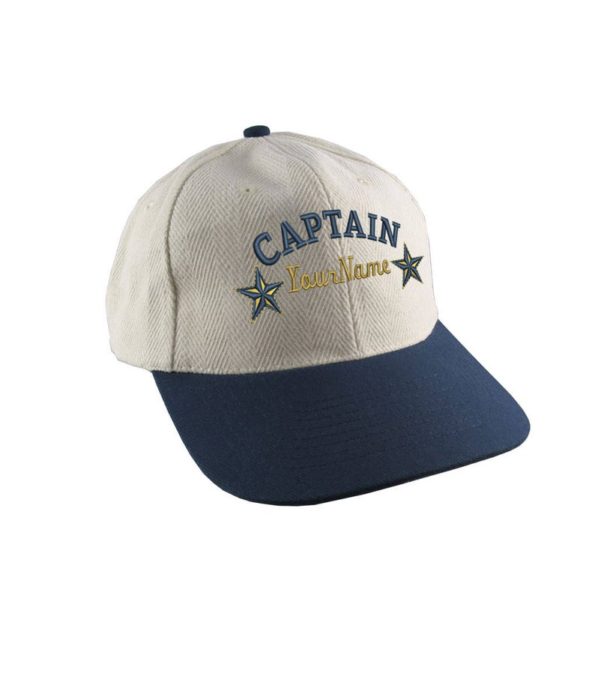Personalized captain's hat