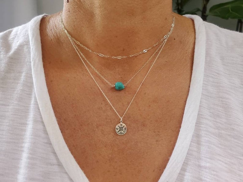 Sailing gifts for her: sailing necklace