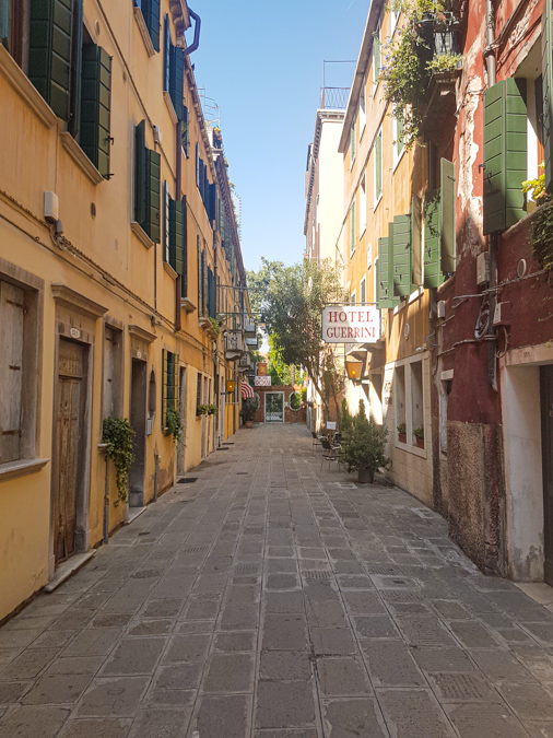 A cute street in Venice, Italy