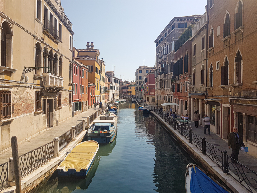 2 day itinerary for Venice: cute canal with boats