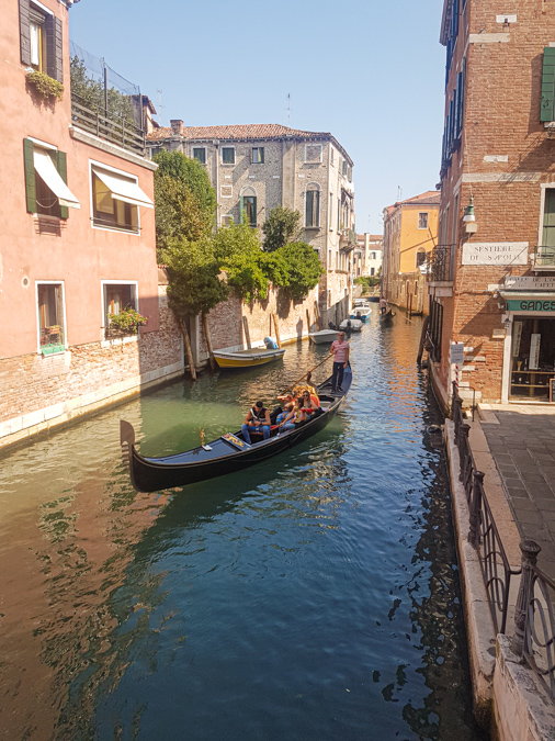 The gondola ride in Venice: Venice for the weekend