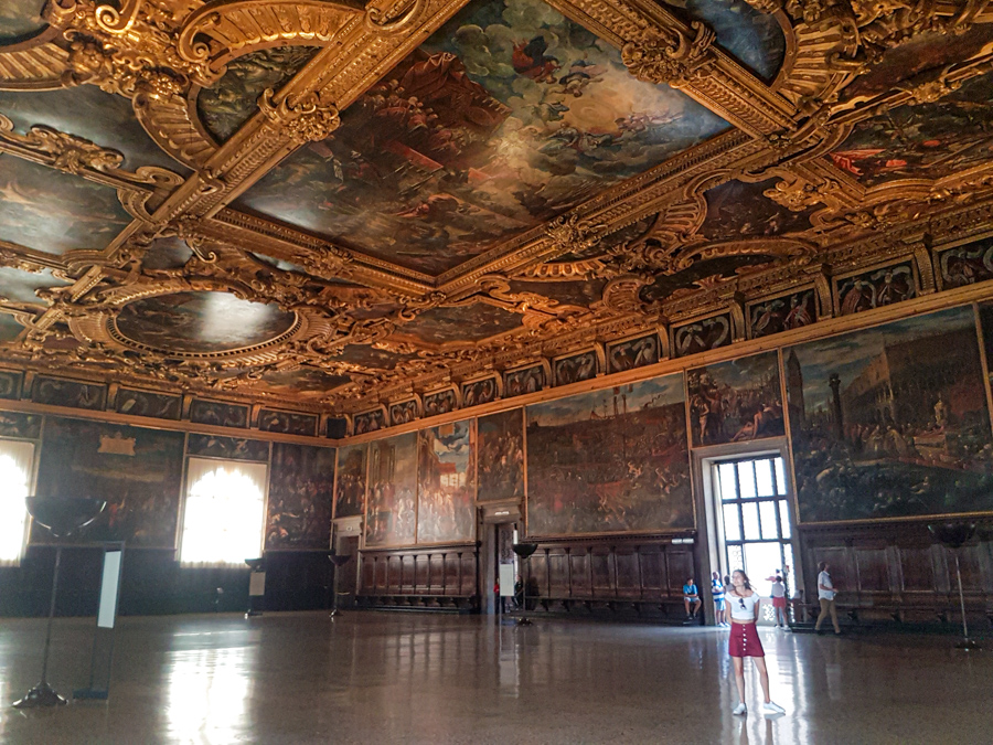 The Chamber of the Great Council in Doge's Palace
