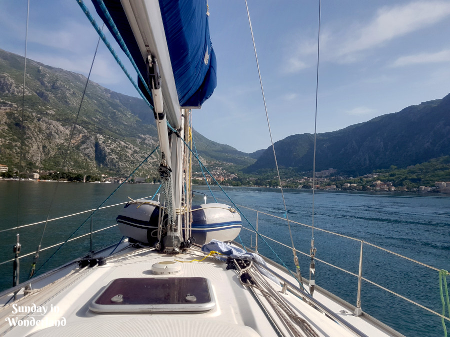 Sailing in Montenegro - On the board of the sailing yacht - Sunday In Wonderland Travel Blog